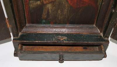 Bild Nr.4: 127-2279 Hausaltar Tryptichon.: (Volkskunst, Religiöse Volkskunst)
