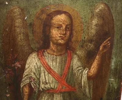 Bild Nr.6: 127-2279 Hausaltar Tryptichon.: (Volkskunst, Religiöse Volkskunst)