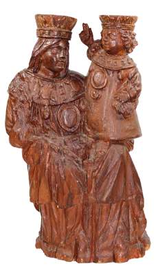 Bild Nr.1: 127-2285 Spätgotische Madonna.: (Volkskunst, Religiöse Volkskunst)