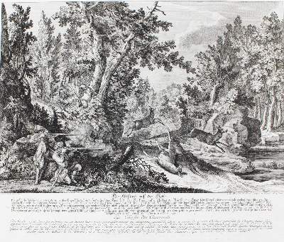 Bild Nr.1: 127-2442 Rotwildjagd.: (Varia, Jagd, Ridinger)