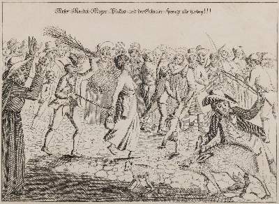 Bild Nr.1: 127-2468 Antisemitische Darstellung.: (Varia, Judaica)