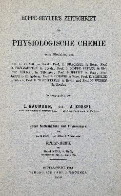 Bild Nr.1: 127-248 Kossel,A.: (Aus der Sammlung Professor Dr.Dr.Johannes Büttner Teil 1)