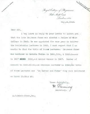 Bild Nr.1: 127-25 Bence Jones, Henry,: (Aus der Sammlung Professor Dr.Dr.Johannes Büttner Teil 1)