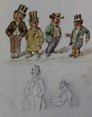 Bild Nr.1: 127-2573 Skizzenbuch: (Varia, Zeichnung)