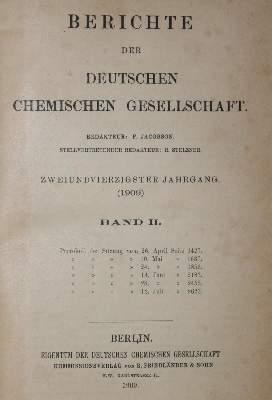 Bild Nr.1: 127-276 Levene,P.A. u. W.A.Jacobs.: (Aus der Sammlung Professor Dr.Dr.Johannes Büttner Teil 1)