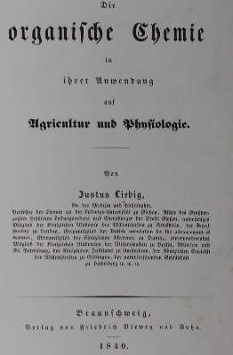 Bild Nr.1: 127-278 Liebig,J.: (Aus der Sammlung Professor Dr.Dr.Johannes Büttner Teil 1)