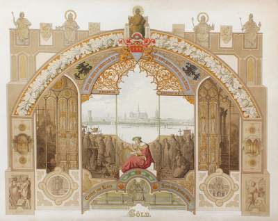 Bild Nr.1: 127-2819 Vier Ansichten: (Deutschland, Rheinlande)