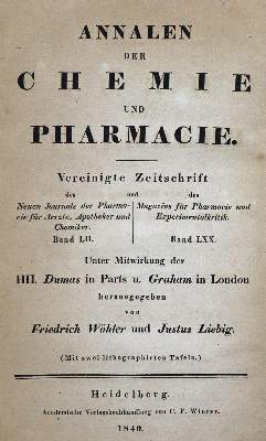 Bild Nr.1: 127-290 Liebig,J.v.: (Aus der Sammlung Professor Dr.Dr.Johannes Büttner Teil 1)