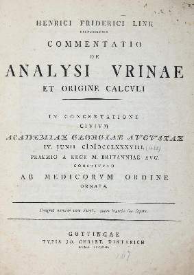 Bild Nr.1: 127-293 Link,H.F.: (Aus der Sammlung Professor Dr.Dr.Johannes Büttner Teil 1)