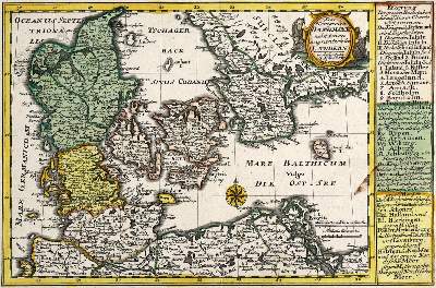 Bild Nr.1: 127-2947 Drei Kupferstichkarten.: (Ausland, Dänemark)