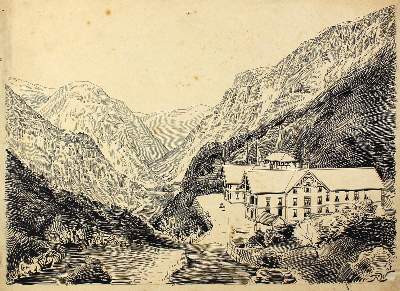 Bild Nr.1: 127-3092 Stalheim Hotel.: (Ausland, Norwegen)