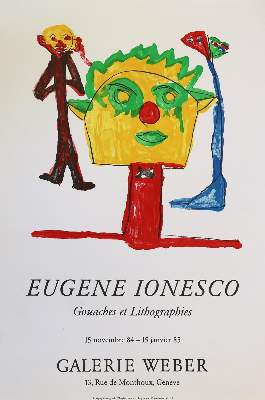 Bild Nr.1: 127-3181 Ionesco, Eugène: (Plakate)