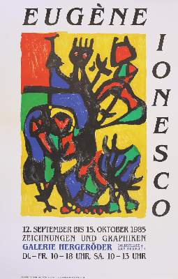 Bild Nr.5: 127-3181 Ionesco, Eugène: (Plakate)