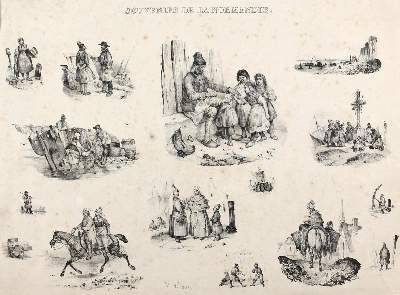 Bild Nr.1: 127-3193 Normandie.: (Künstlergraphik, Adam)