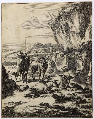 Bild Nr.1: 127-3255 Berchem, Nicolaes: (Künstlergraphik)