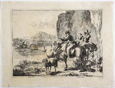 Bild Nr.2: 127-3255 Berchem, Nicolaes: (Künstlergraphik)