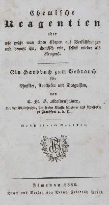 Bild Nr.1: 127-334 Moldenhawer,C.F.G.: (Aus der Sammlung Professor Dr.Dr.Johannes Büttner Teil 1)