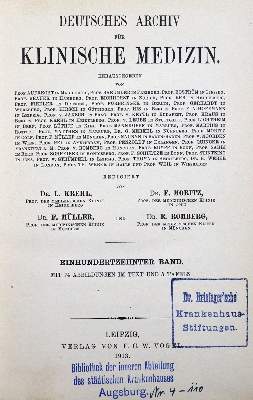 Bild Nr.3: 127-335 Morawitz,P.: (Aus der Sammlung Professor Dr.Dr.Johannes Büttner Teil 1)