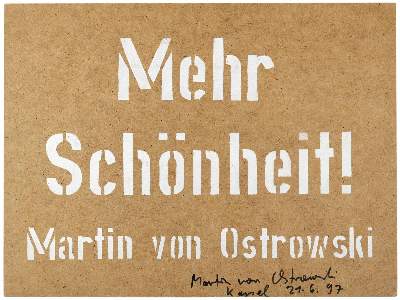 Bild Nr.1: 127-3352 Ostrowski, Martin von: (Künstlergraphik, Dokumenta X)
