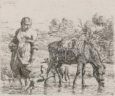 Bild Nr.1: 127-3372 Dujardin, Karel: (Künstlergraphik)