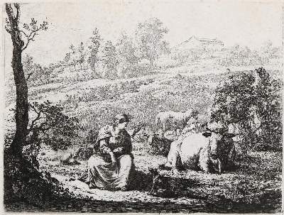Bild Nr.2: 127-3372 Dujardin, Karel: (Künstlergraphik)