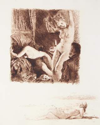 Bild Nr.1: 127-3397 Bécat, Paul Émile: (Künstlergraphik, Erotika - Galantes)