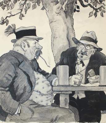Bild Nr.1: 127-3426 Claus, Martin: (Künstlergraphik, Fliegende Blätter, Vorzeichnung)
