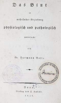 Bild Nr.1: 127-344 Nasse,H.: (Aus der Sammlung Professor Dr.Dr.Johannes Büttner Teil 1)