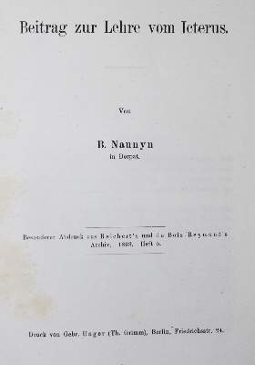Bild Nr.1: 127-347 Naunyn,B.: (Aus der Sammlung Professor Dr.Dr.Johannes Büttner Teil 1)