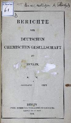 Bild Nr.1: 127-349 Nencki,M.: (Aus der Sammlung Professor Dr.Dr.Johannes Büttner Teil 1)