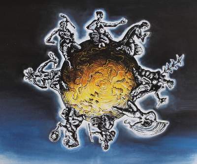 Bild Nr.6: 127-3584 Immendorff, Jörg: (Künstlergraphik)