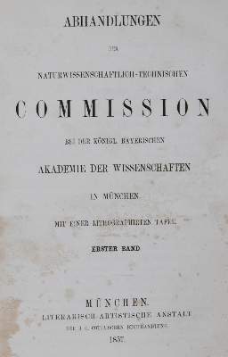 Bild Nr.1: 127-362 Pettenkofer,M.: (Aus der Sammlung Professor Dr.Dr.Johannes Büttner Teil 1)