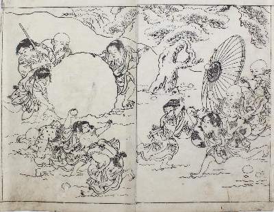 Bild Nr.1: 127-3625 Sukenobu, Nishikawa: (Künstlergraphik, Japan)
