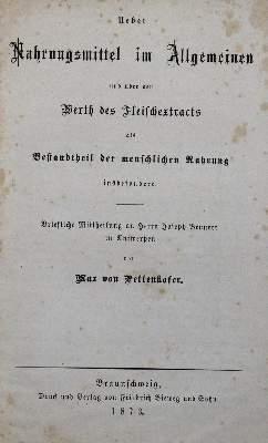 Bild Nr.2: 127-363 Pettenkofer,M.v.: (Aus der Sammlung Professor Dr.Dr.Johannes Büttner Teil 1)