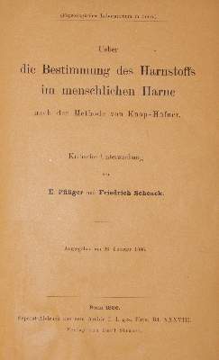 Bild Nr.1: 127-365 Pflüger,E.: (Aus der Sammlung Professor Dr.Dr.Johannes Büttner Teil 1)