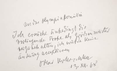 Bild Nr.2: 127-3703 Kokoschka, Oskar: (Künstlergraphik)