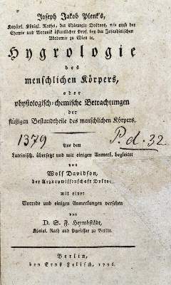 Bild Nr.1: 127-373 Plenk,J.J.: (Aus der Sammlung Professor Dr.Dr.Johannes Büttner Teil 1)