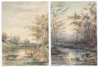Bild Nr.1: 127-3761 Landschaften.: (Künstlergraphik)