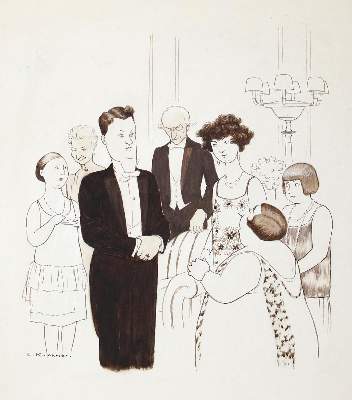 Bild Nr.1: 127-3828 Kirchner, Eugen: (Künstlergraphik, Meggendorfer-Blätter, Vorzeichnung)
