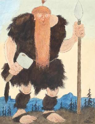 Bild Nr.1: 127-3846 Mauder, Josef: (Künstlergraphik, Meggendorfer-Blätter, Vorzeichnung)