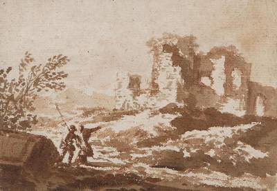 Bild Nr.1: 127-4047 Robert, Hubert: (Künstlergraphik)