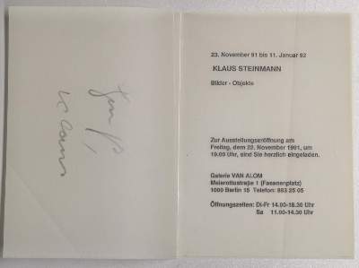 Bild Nr.2: 127-4180 Steinmann, Klaus: (Künstlergraphik)