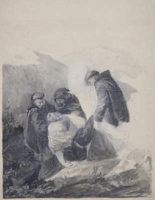 Bild Nr.1: 127-4279 Unbekannter Künstler.: (Künstlergraphik)