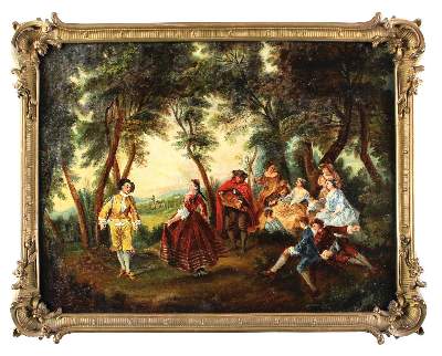 Bild Nr.2: 127-4333 Watteau, Antoine,: (Künstlergraphik)