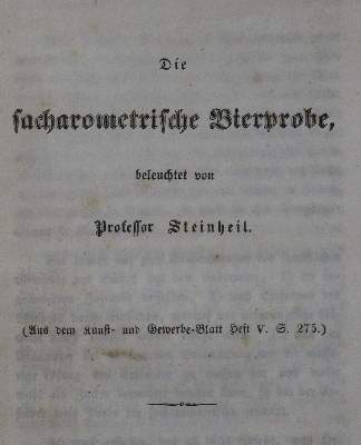 Bild Nr.1: 127-45 Bierprobe.: (Aus der Sammlung Professor Dr.Dr.Johannes Büttner Teil 1)
