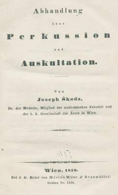 Bild Nr.1: 127-451 Skoda,J.: (Aus der Sammlung Professor Dr.Dr.Johannes Büttner Teil 1)