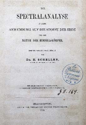 Bild Nr.4: 127-454 Spektroskopie.: (Aus der Sammlung Professor Dr.Dr.Johannes Büttner Teil 1)
