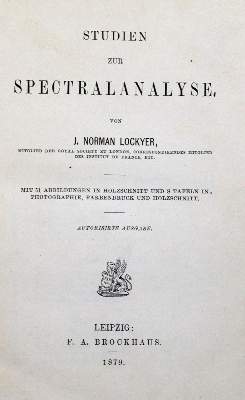 Bild Nr.6: 127-454 Spektroskopie.: (Aus der Sammlung Professor Dr.Dr.Johannes Büttner Teil 1)