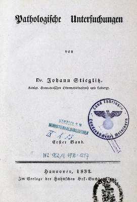 Bild Nr.1: 127-459 Stieglitz,J.: (Aus der Sammlung Professor Dr.Dr.Johannes Büttner Teil 1)