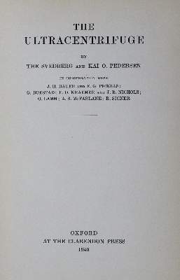 Bild Nr.2: 127-465 Svedberg,T. u. J.B.Nichols.: (Aus der Sammlung Professor Dr.Dr.Johannes Büttner Teil 1)